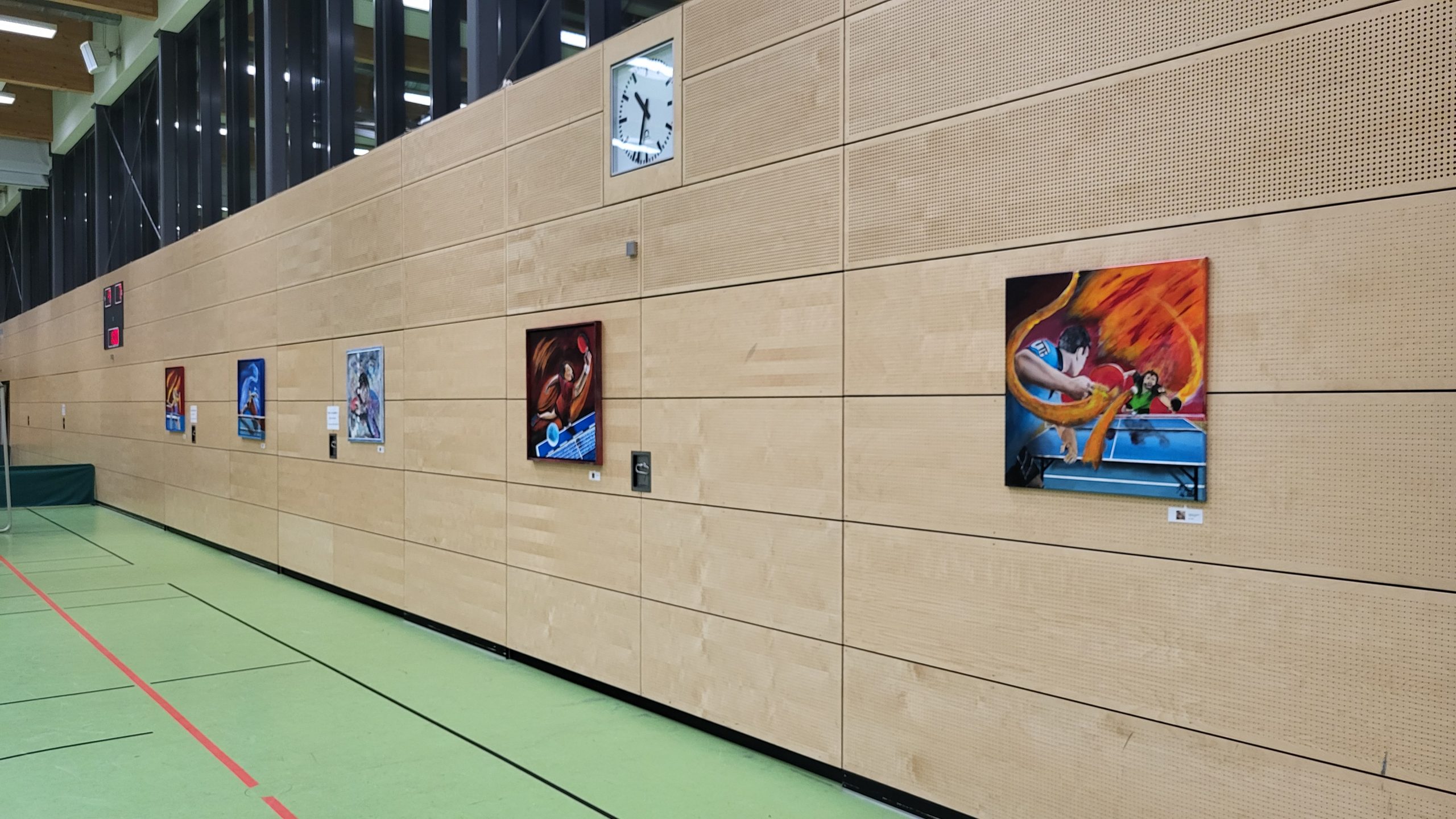 kleine Kunstausstellung von Kurt Pierrot Foto: TTF HOM-Erbach