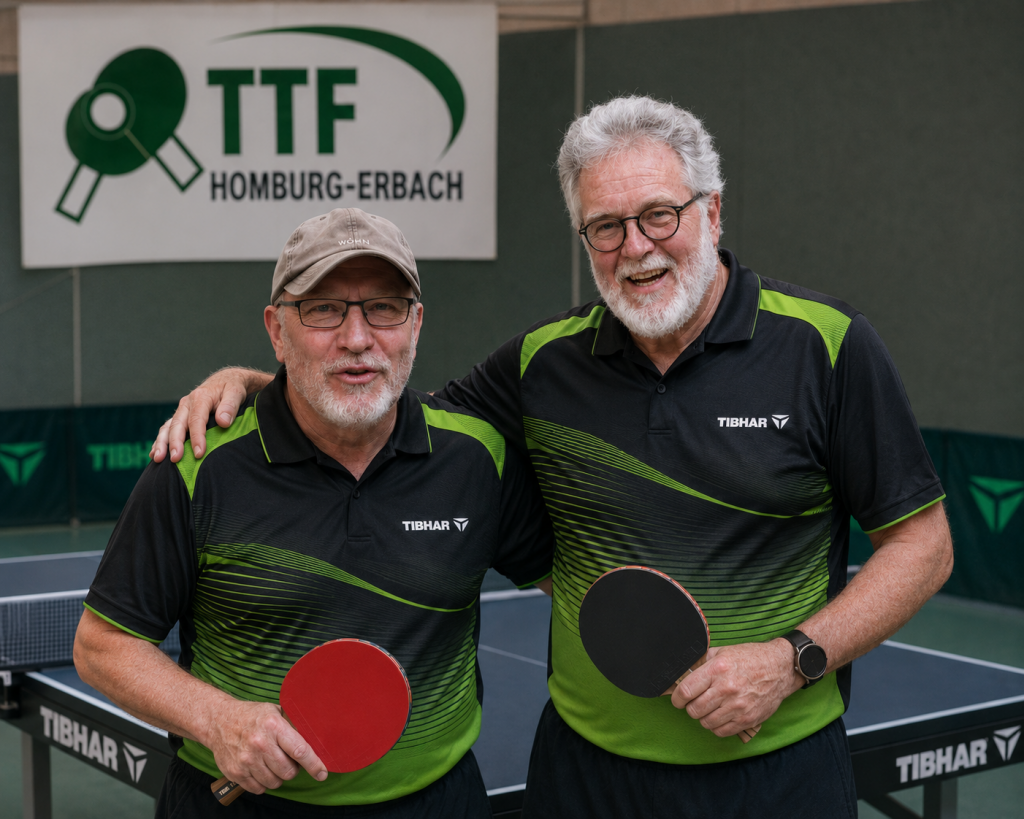 Wieder zurück am Tisch - Volker Weis und Bernhard Roth